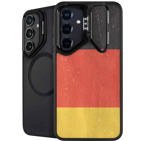 German Flag Distressed Galaxy S24 FE Kickstand Case